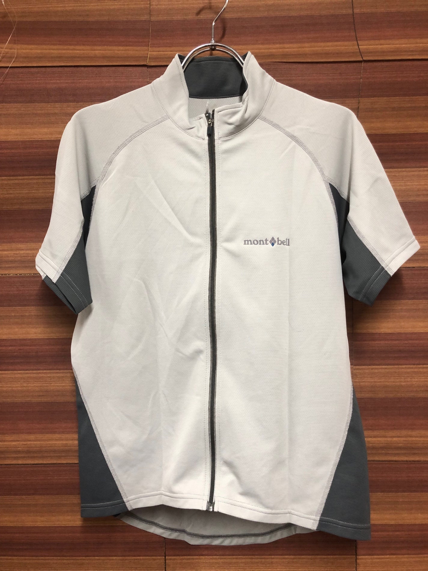 IP252 モンベル mont-bell 半袖 サイクルジャージ グレー M