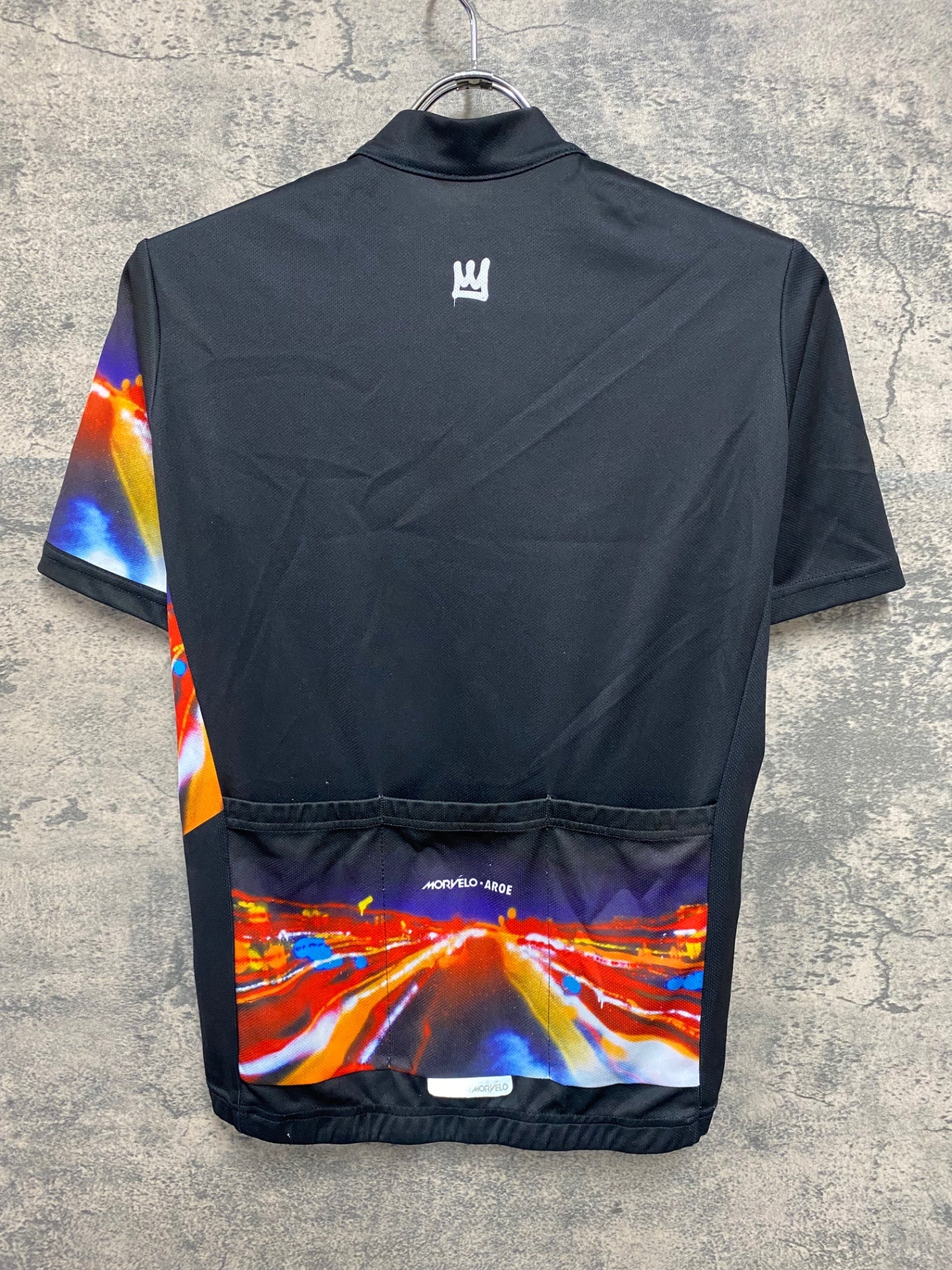 JD144 モーベロ MORVELO 半袖サイクルジャージ 黒 S