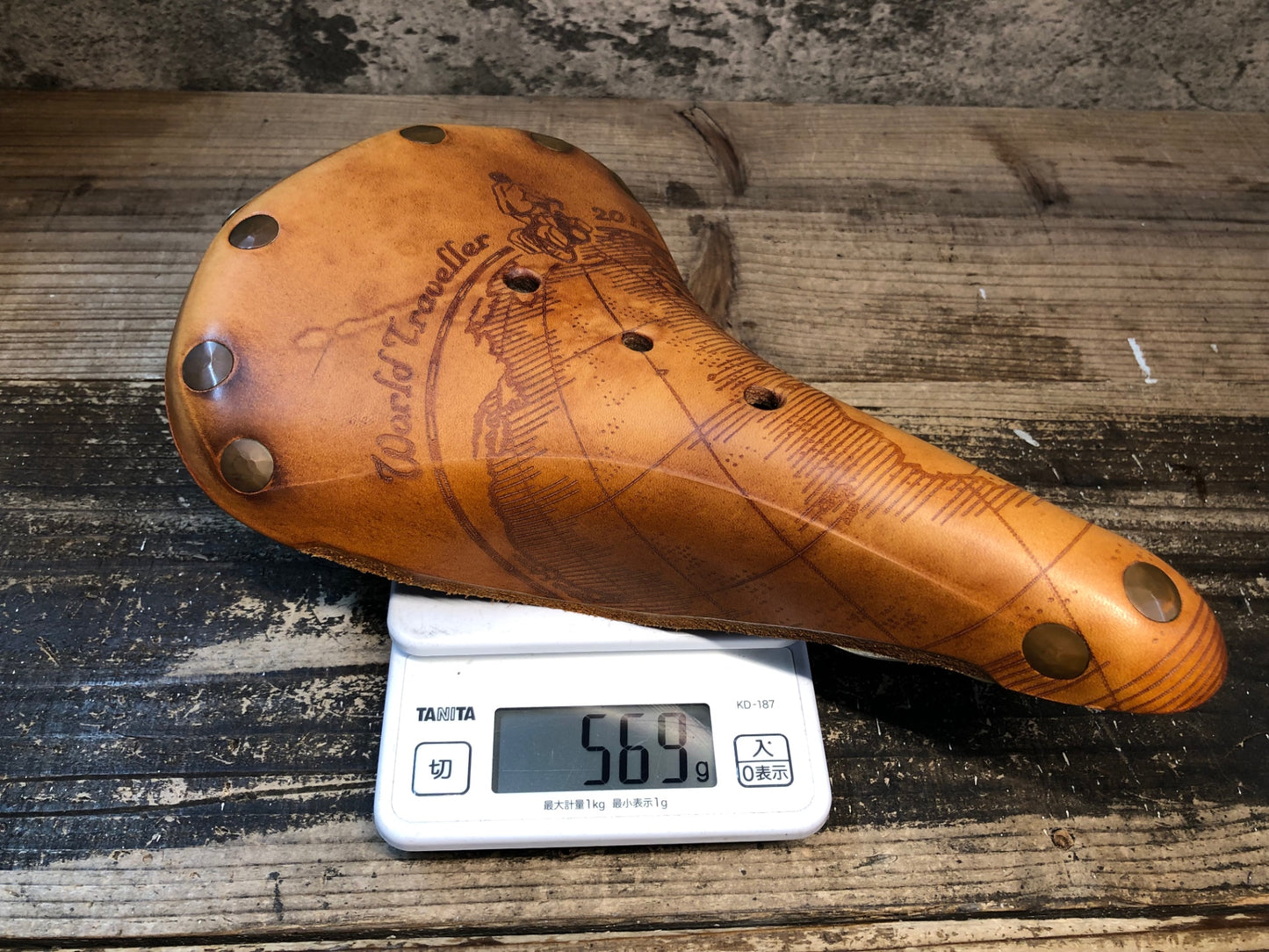 JC025 ブルックス BROOKS B17 Select World Traveller 2012 サドル レザー