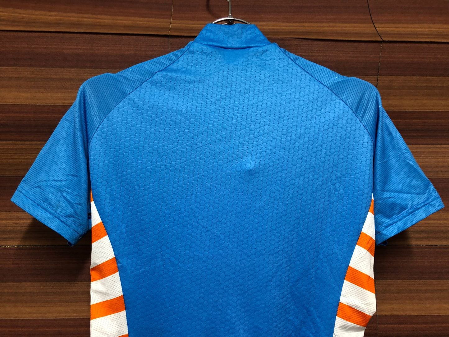 IT311 テンスピードヒーロー TENSPEED HERO 半袖 サイクルジャージ 水色 オレンジ 白 S