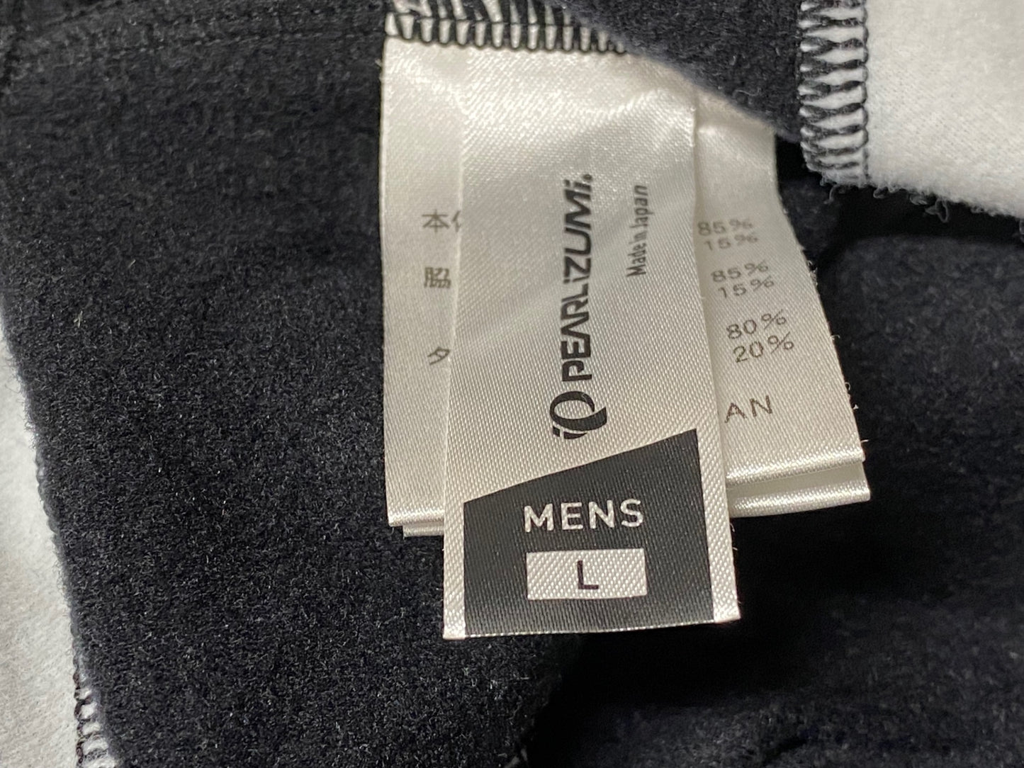 IW234 パールイズミ PEARL iZUMi ビブタイツ 黒 L 裏起毛