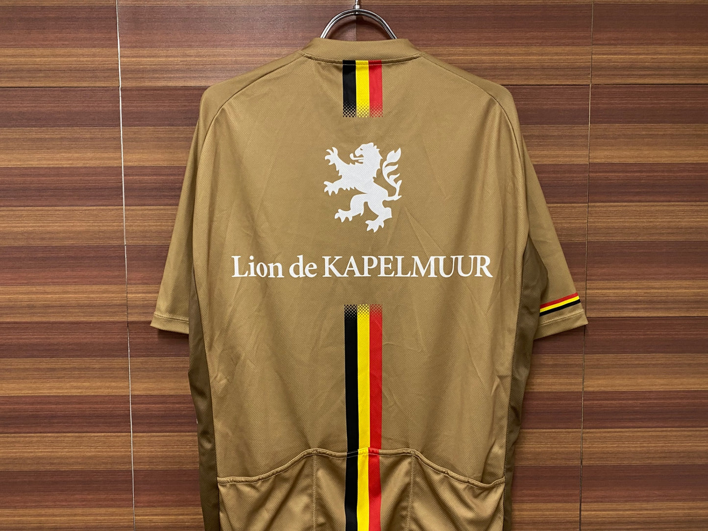 IS269 カペルミュール KAPELMUUR 半袖 サイクルジャージ 茶 黒赤XL