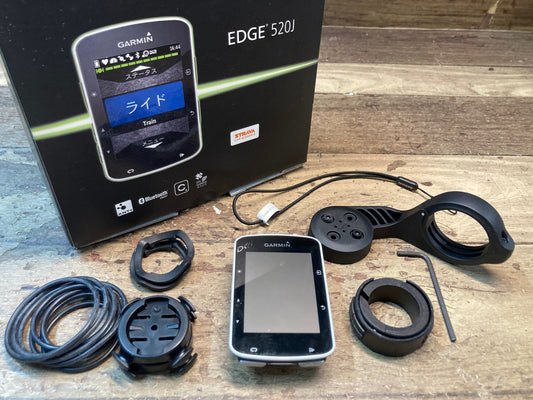 IJ003 ガーミン GARMIN エッジ EDGE 520J サイクルコンピューター ※Garmin Connect との接続不良のためジャンク