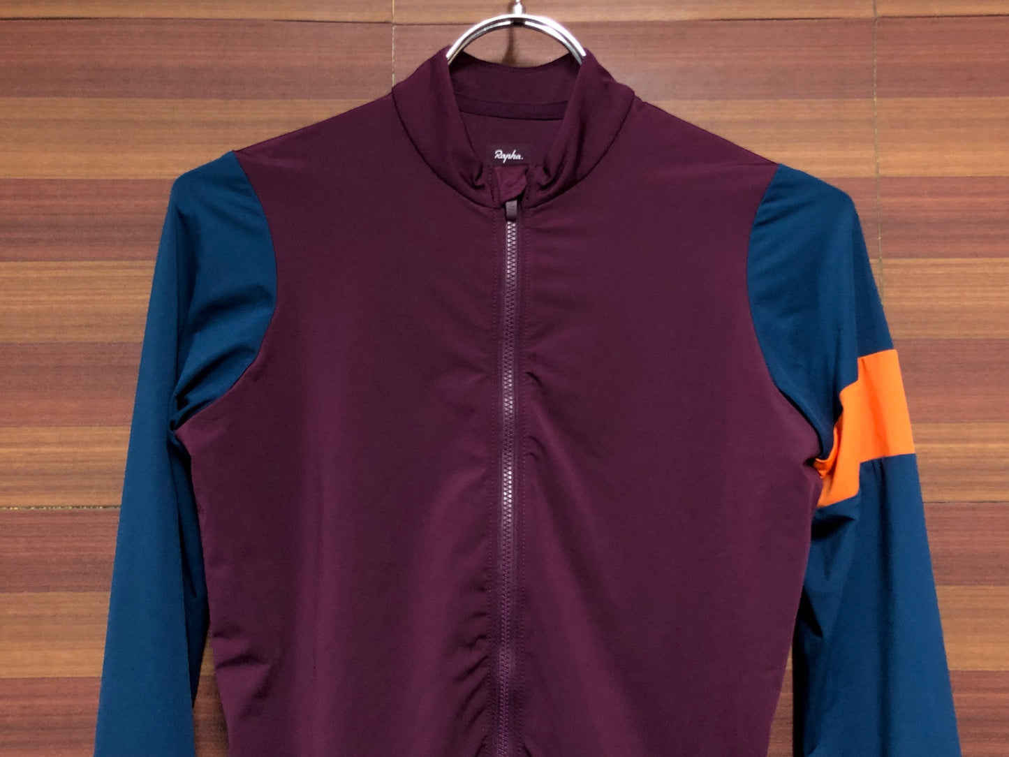 IN257 ラファ RAPHA WOMEN’S LONG SLEEVE PRO TEAM TRAINING JERSEY 長袖 サイクルジャージ 紫 Sサイズ