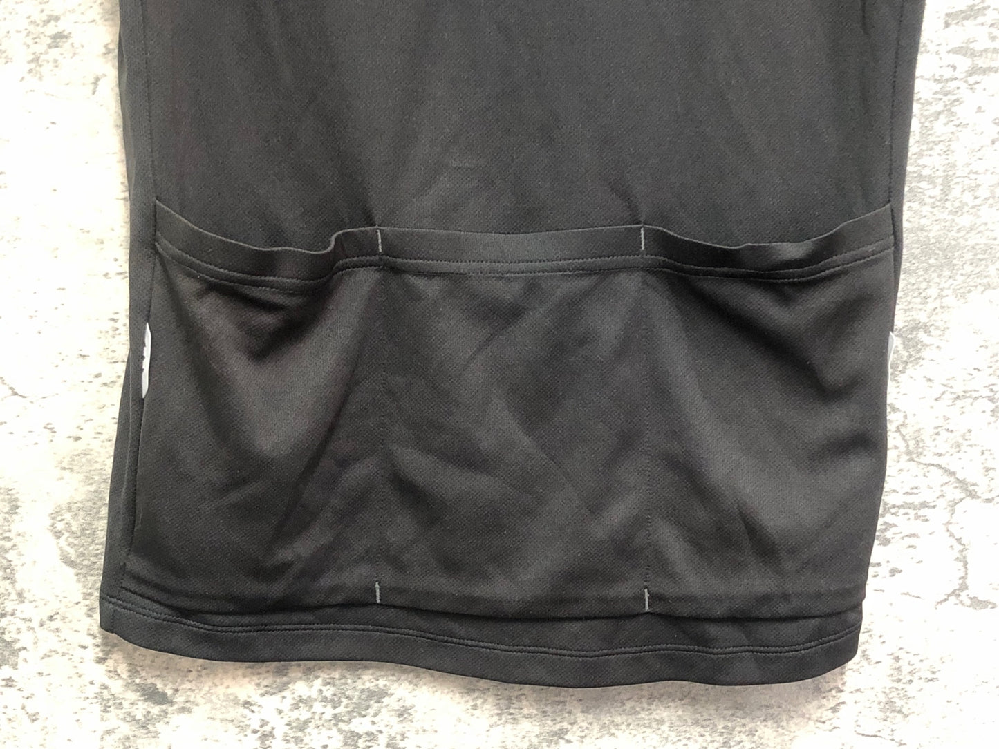 IW156 dhb 半袖 サイクルジャージ 黒 M ハーフジップ