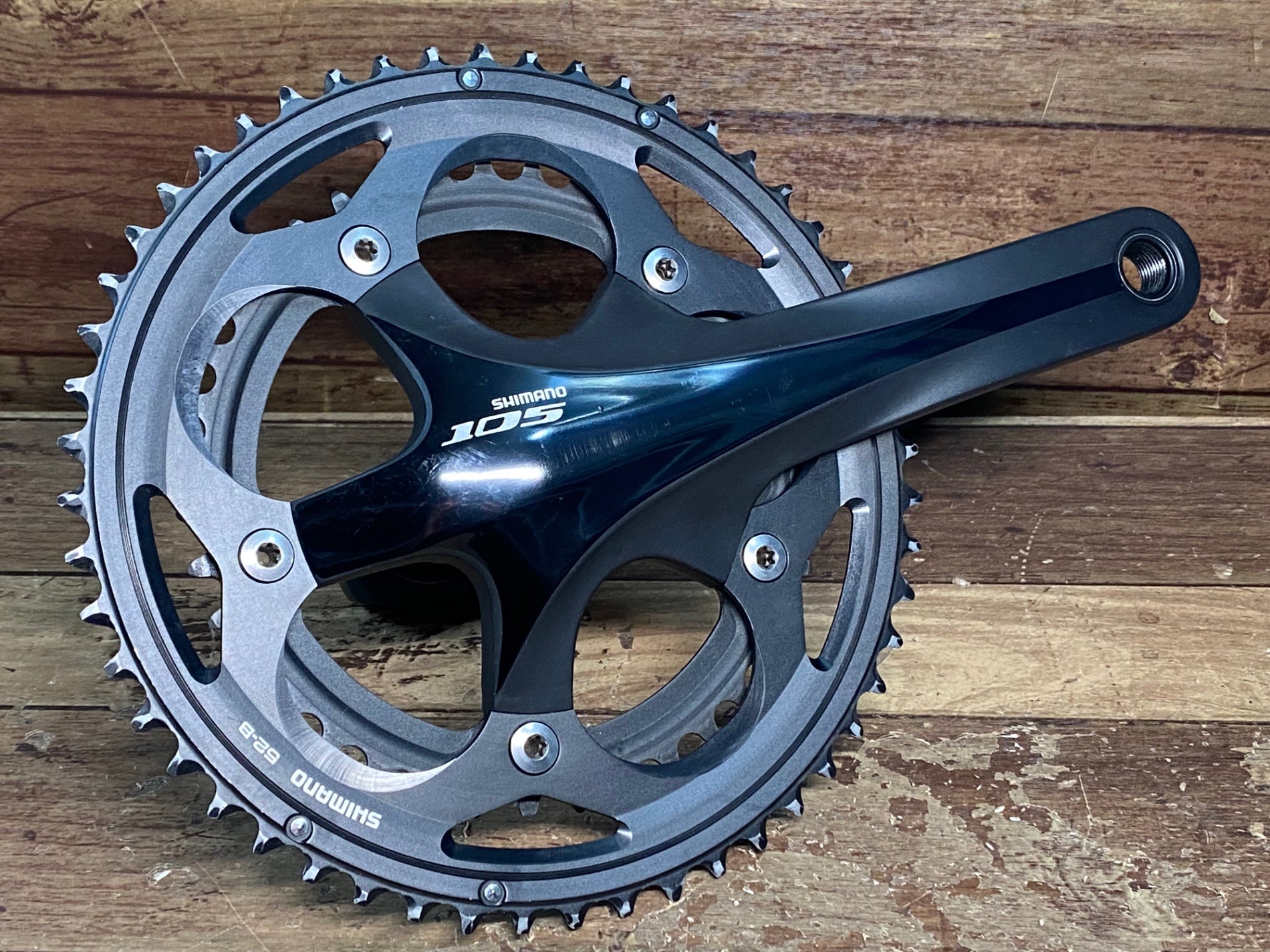 II888 シマノ SHIMANO 105 FC-5700 クランクセット 172.5mm 52/39T 10S 黒 – BICI AMORE EQ  STORE