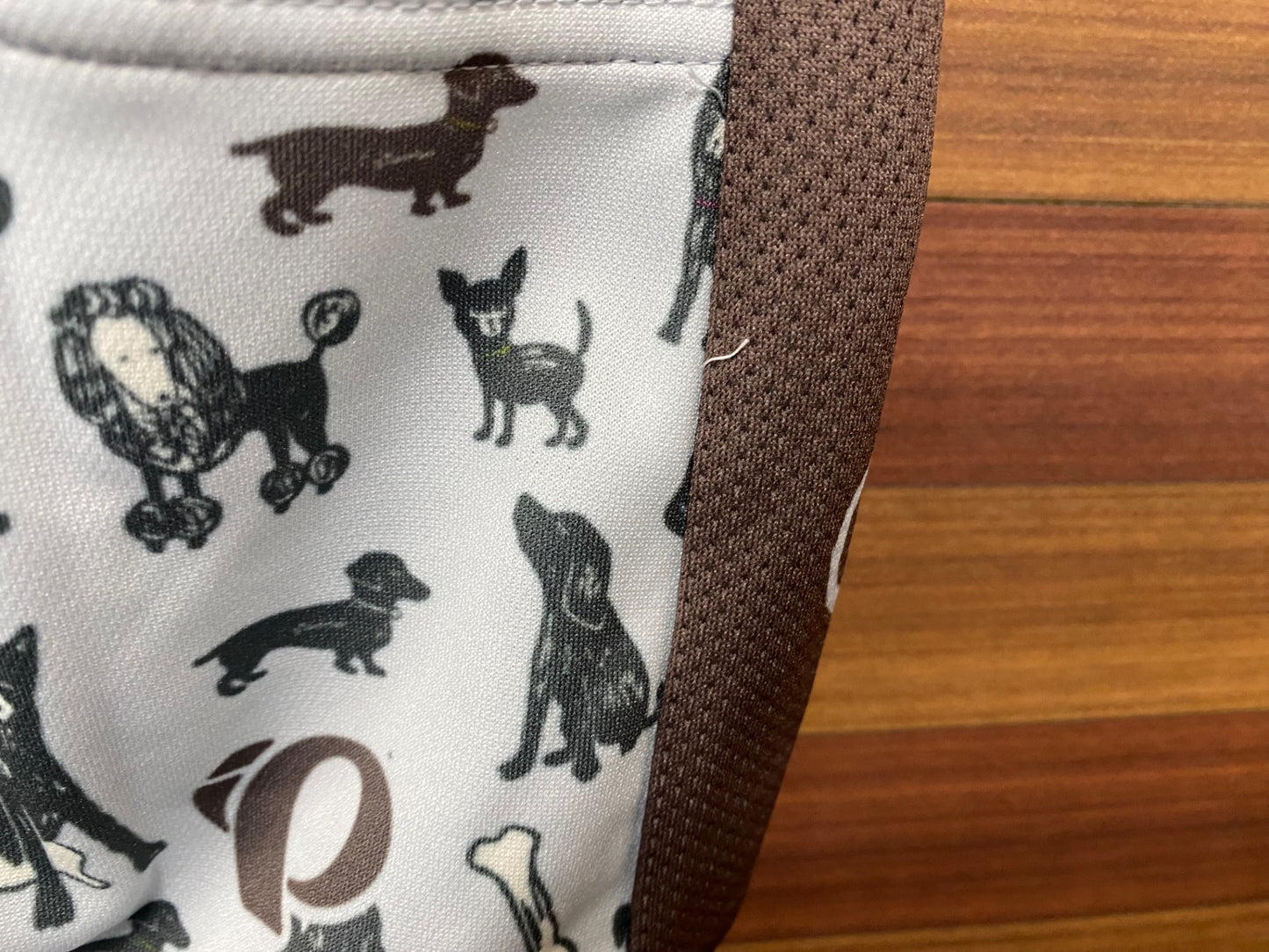 IM111 パールイズミ PEARL iZUMi 半袖 サイクルジャージ グレー アニマル柄 XL