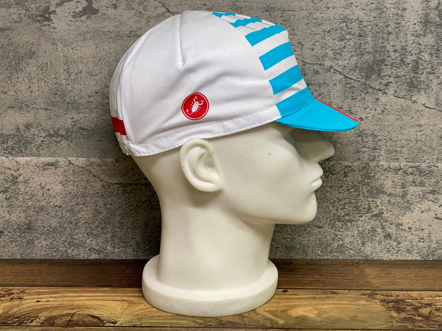 IV853 カステリ CASTELLI サイクルキャップ 白