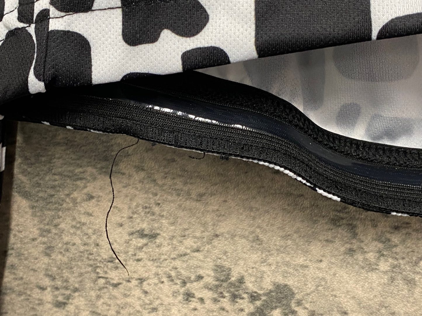 JA642 モーヴェロ MORVELO 長袖 サイクルジャージ 白 黒  S