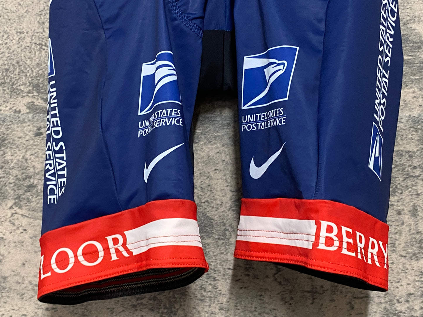 JC349 ナイキ NIKE トレック TREK UNITED STATES POSTAL SERVICE レーサーパンツ 紺赤 S