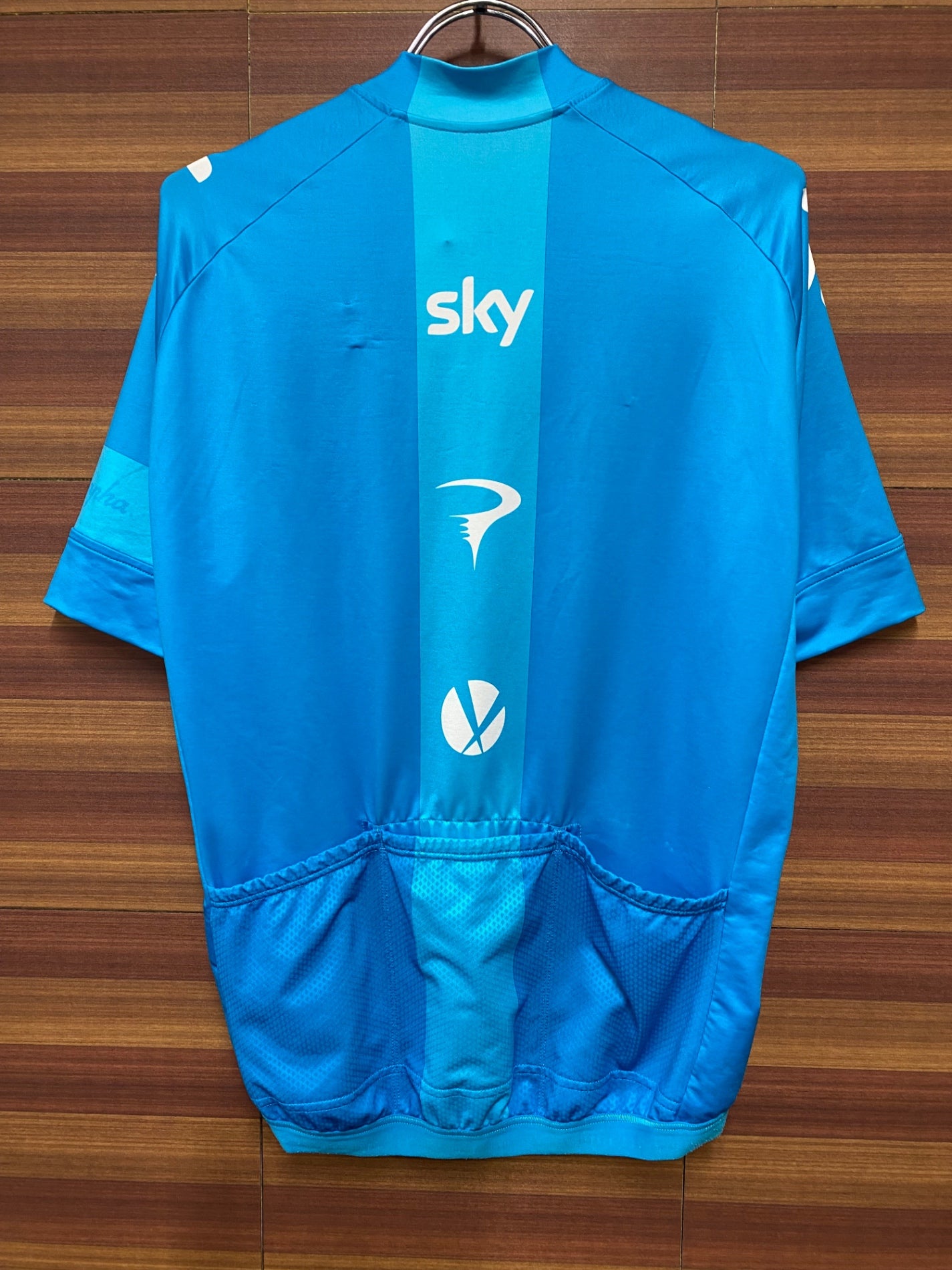 IJ228 ラファ Rapha Men's pro team JERSEY TEAM SKY 半袖 サイクルジャージ 青 M