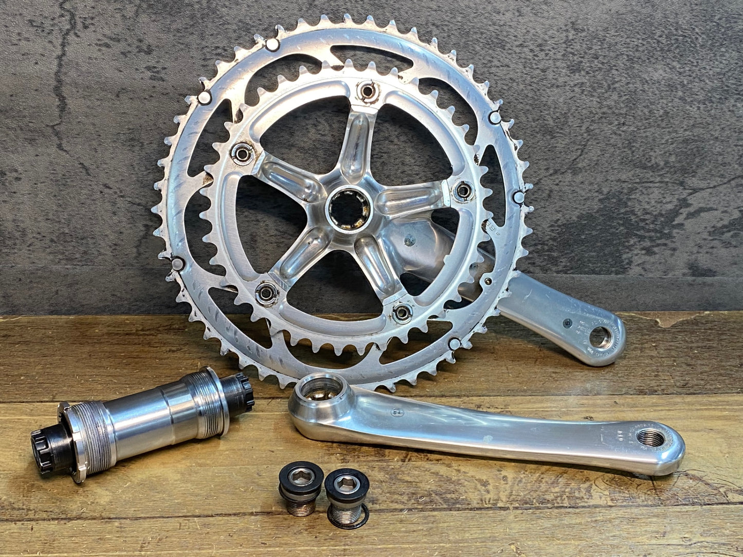 IX283 シマノ SHIMANO 105 FC-5502 HOLLOWTECH クランク 170mm 53/39T BB-5500 ボトムブラケット 109.5mm セット