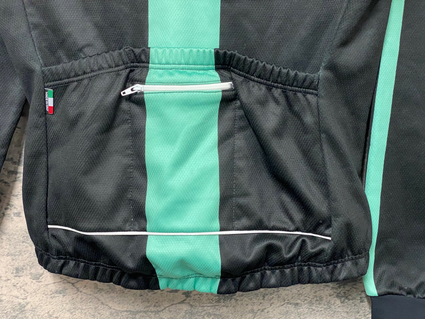 JB893 ビアンキ Bianch nalini 長袖 サイクルジャケット 黒 S 裏起毛