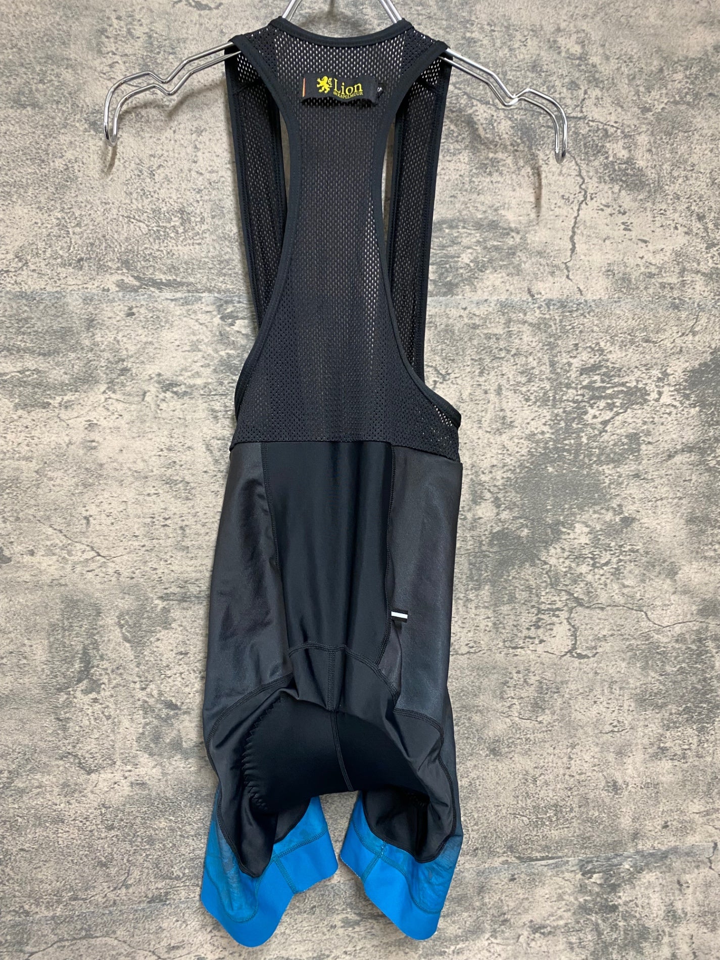 IU113 リオンドカペルミュール Lion de KAPELMUUR ビブショーツ 黒紺 S