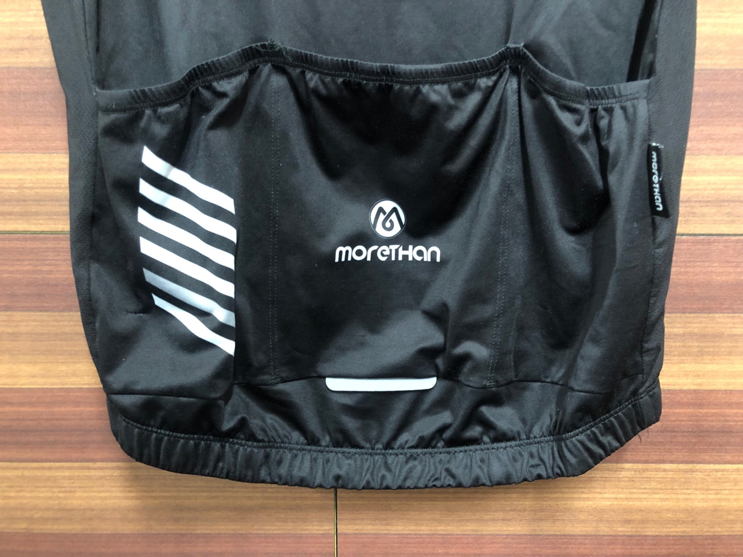 IL502 モーゼン morethan 半袖 サイクルジャージ 黒 L