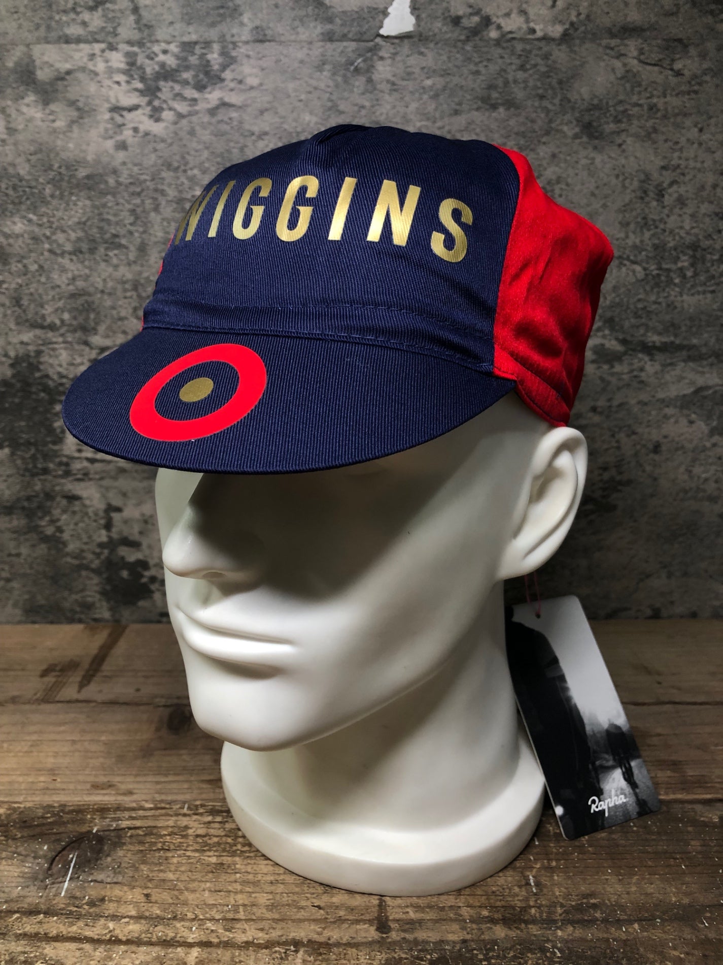 IW755 ラファ Rapha WIGGINS REPLICA CAP サイクルキャップ 赤 ネイビー ワンサイズ TEAM sky