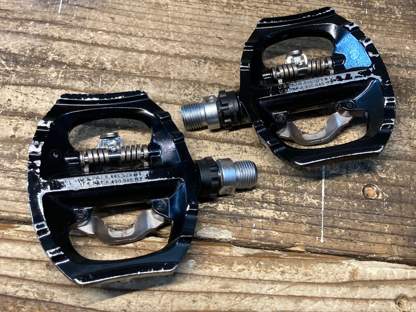 IY610 シマノ SHIMANO PD-A530 ビンディングペダル 片面 SPD 黒