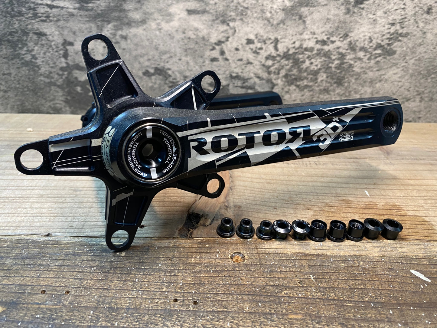 IM951 ローター ROTOR 3D＋クランクアームセット 170mm PCD110mm 5アーム Φ30mm CERVELO BB Light 専用