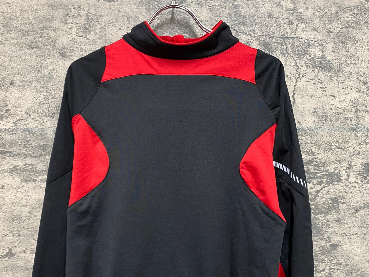 IY812 ティゴラ TIGORA 長袖サイクルジャージ 黒 L 裏起毛