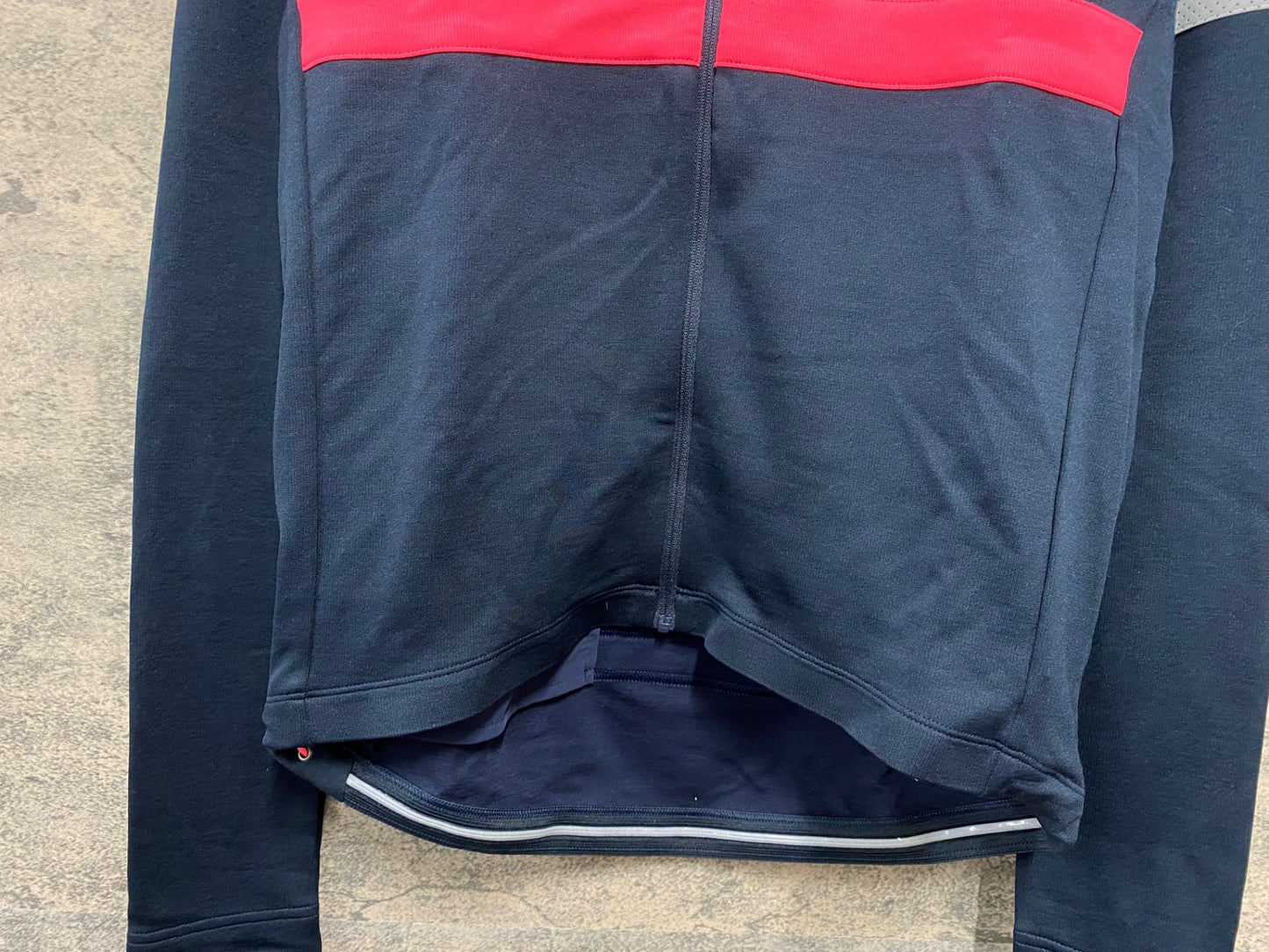 JB053 ラファ Rapha BREVET LONG SLEEVE JERSEY 長袖 サイクルジャージ 紺 L