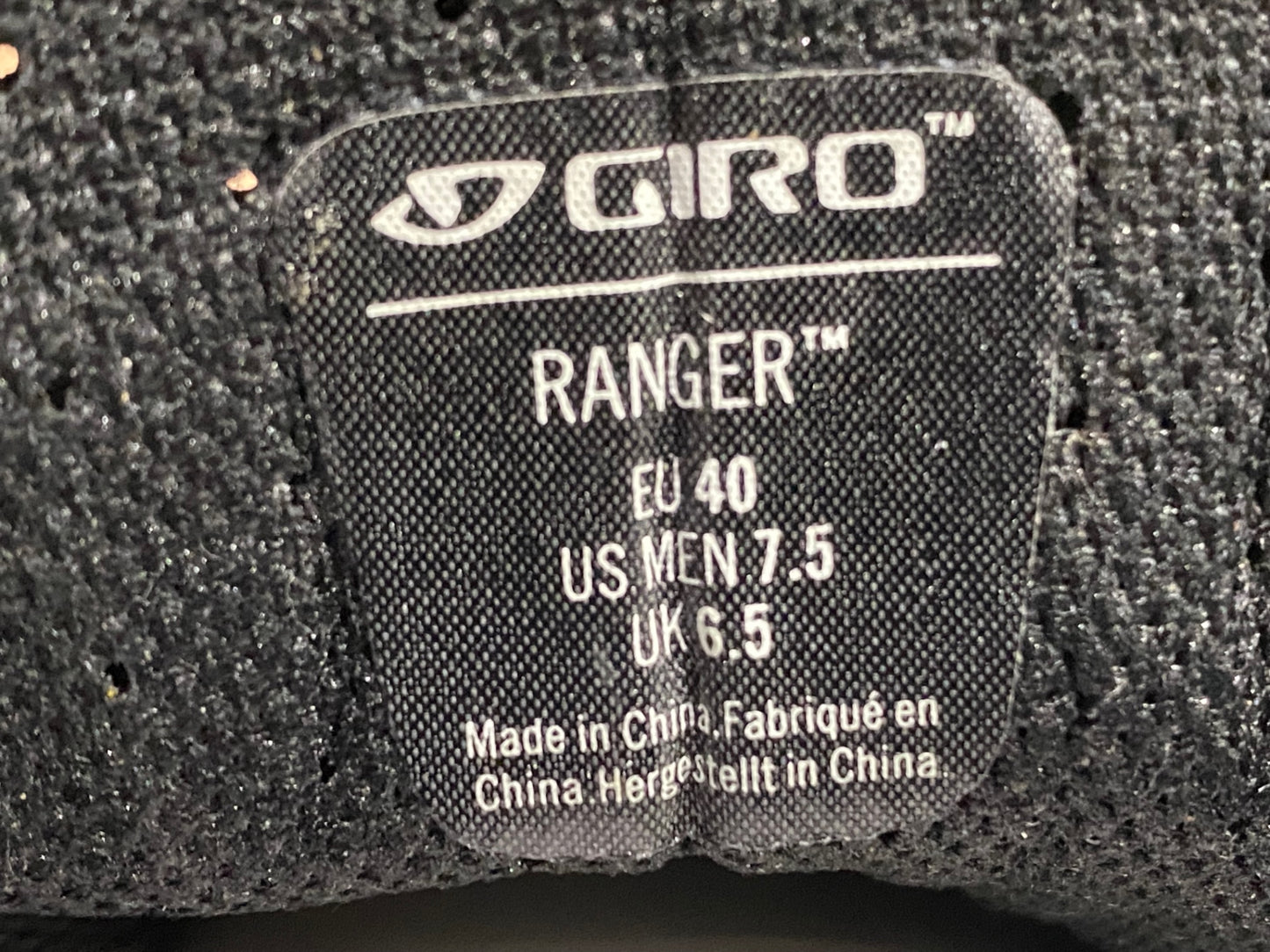 IL568 ジロ GIRO RANGER ビンディングシューズ 黒 EU40 SPD