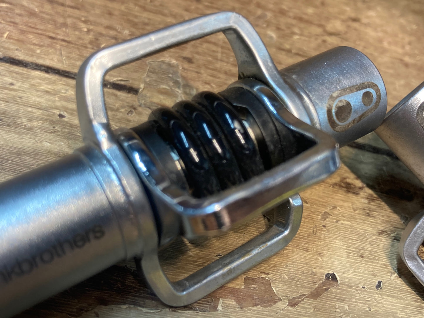 HS187 クランクブラザーズ CRANKBROTHERS EGG BEATER1 ビンディングペダル ※回転スムーズ、ガタあり