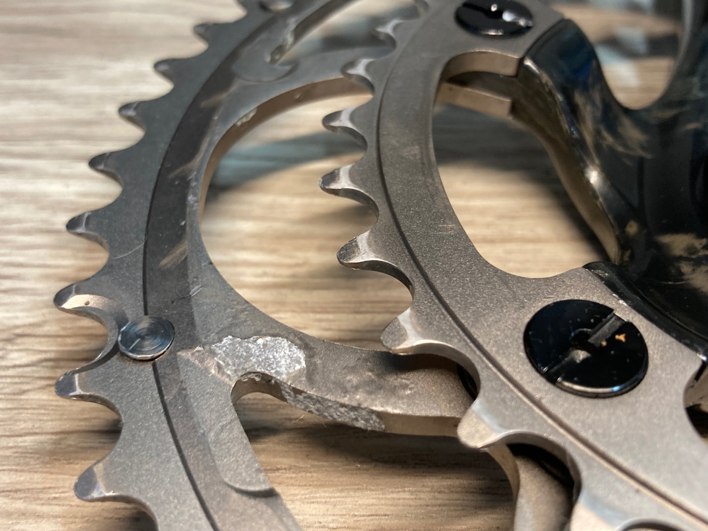 IS654 カンパニョーロ Campagnolo レコード コンパクト Record CT カーボン クランクセット ウルトラトルク 50/34T 170mm PCD110 BB付属