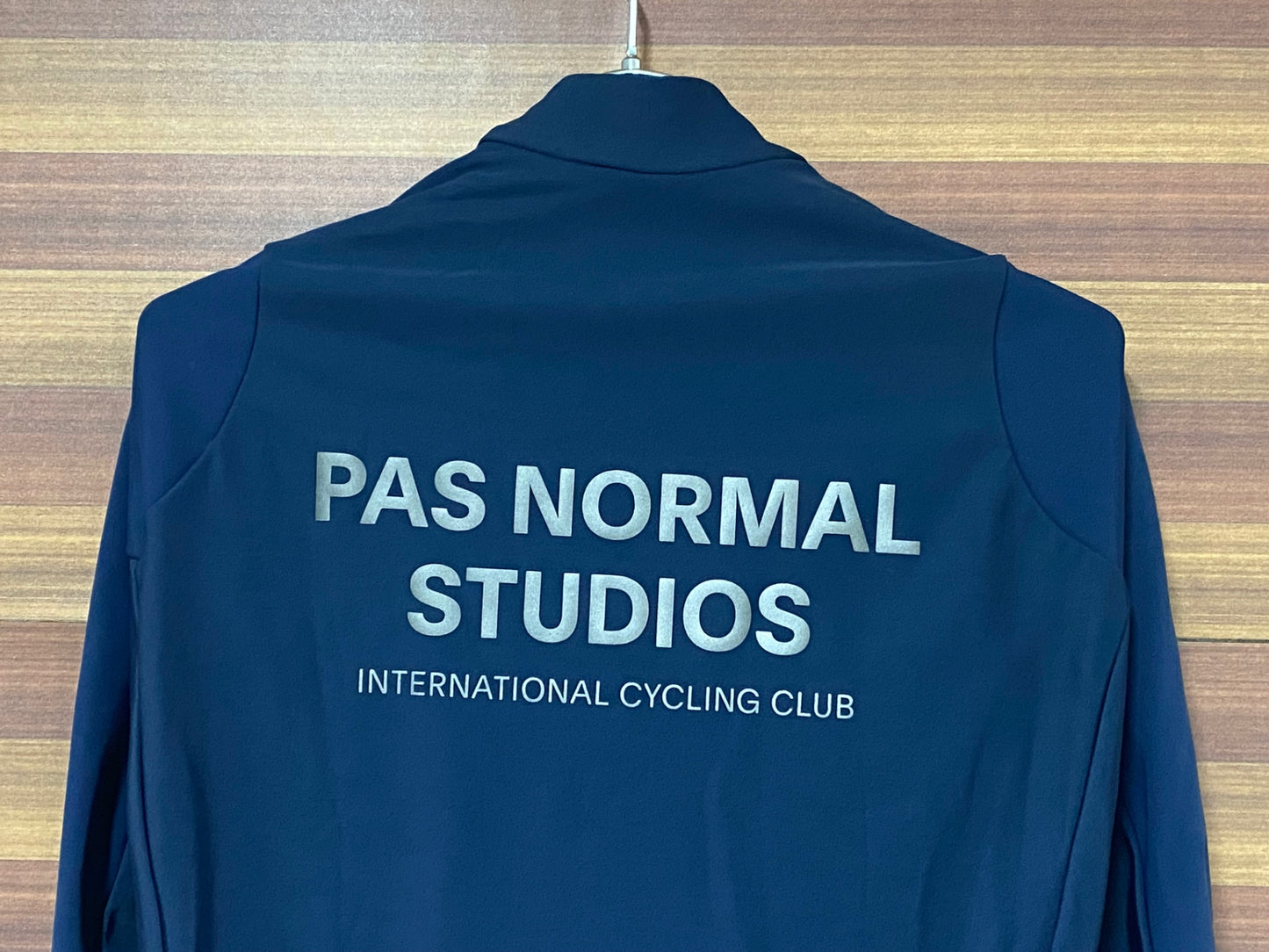 IL613 パスノーマルスタジオ PAS NORMAL STUDIOS CONTROL HEAVY JERSEY 長袖 サイクルジャージ 紺 S 裏起毛