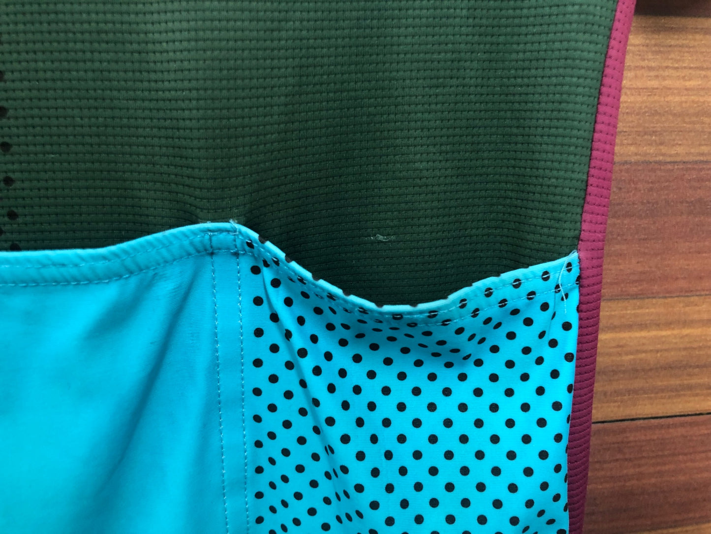 IT817 マープ MAAP 半袖 サイクルジャージ 紺 ピンク 深緑 総柄 XS