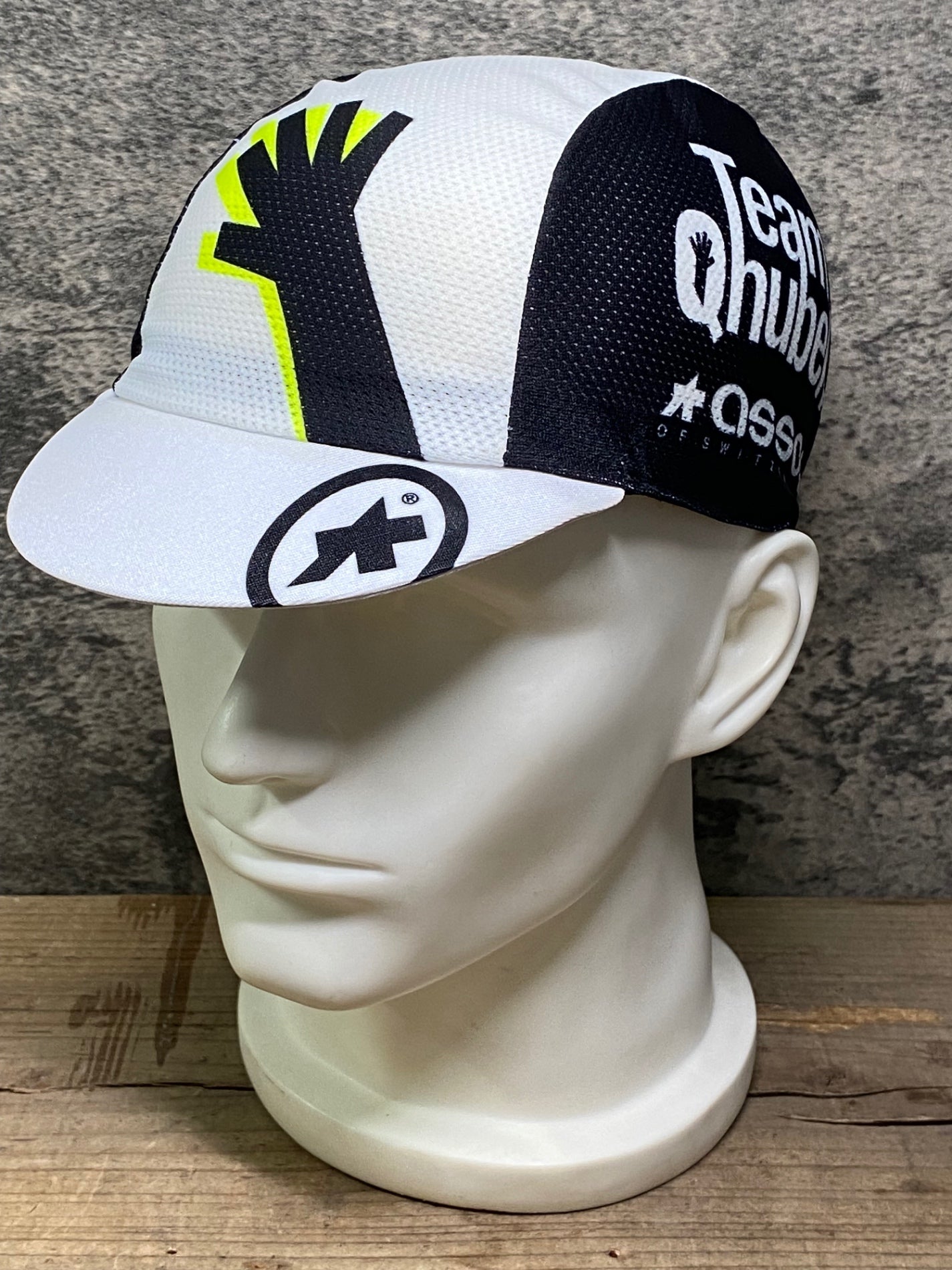 IW503 アソス Assos サイクルキャップ 白 黒 フリーサイズ