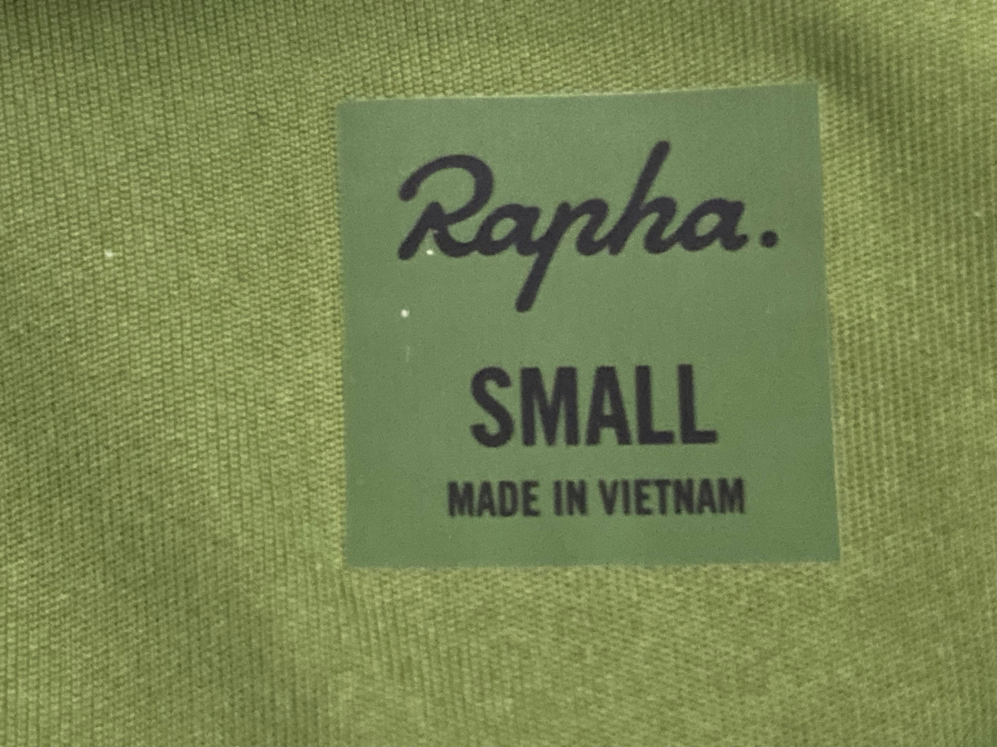 IC167 ラファ Rapha PRO TEAM TRAINING JERSEY 半袖 サイクルジャージ 緑 紺 S