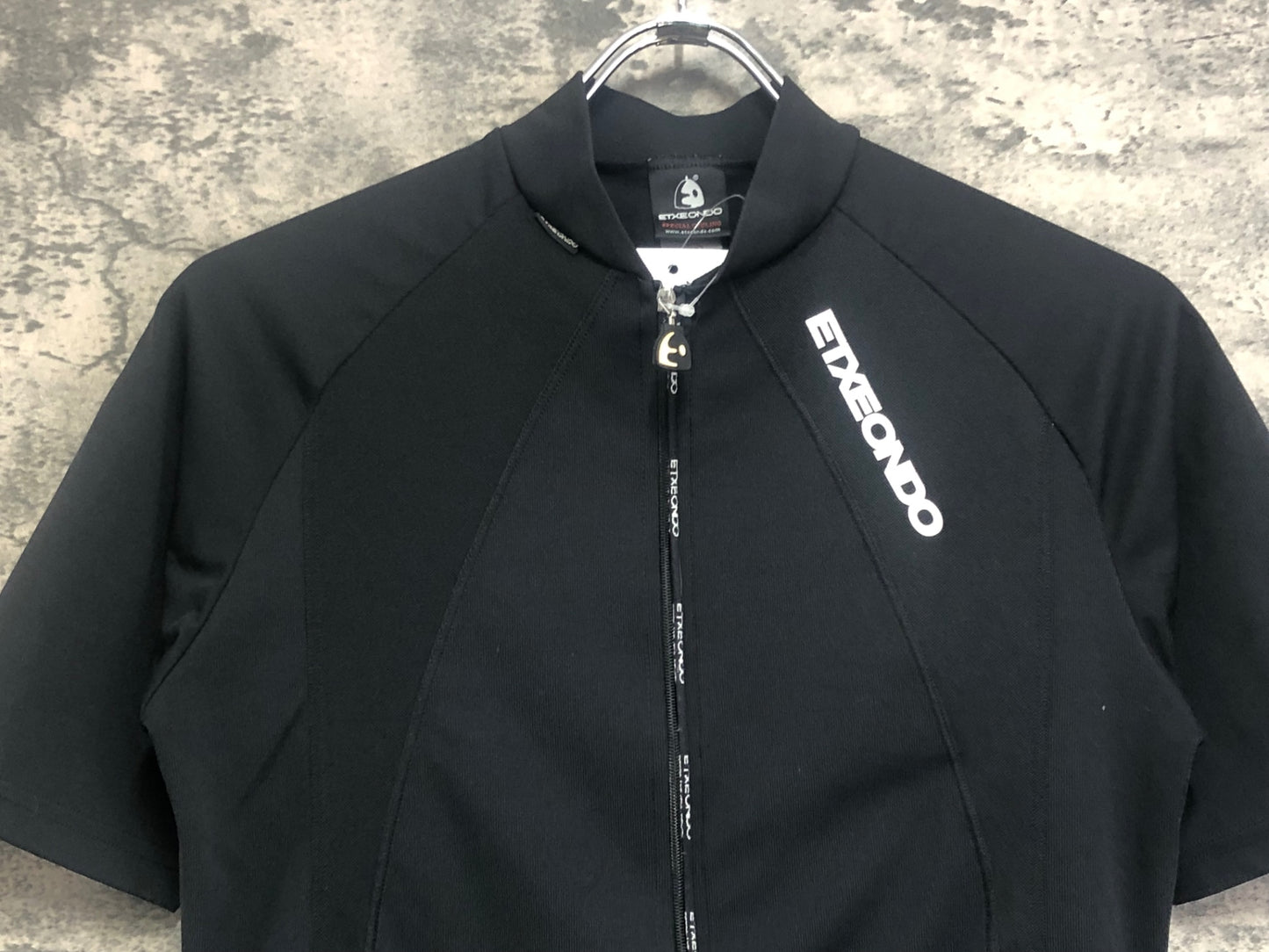 IX164 エチュオンド ETXEONDO 半袖 サイクルジャージ 黒 M