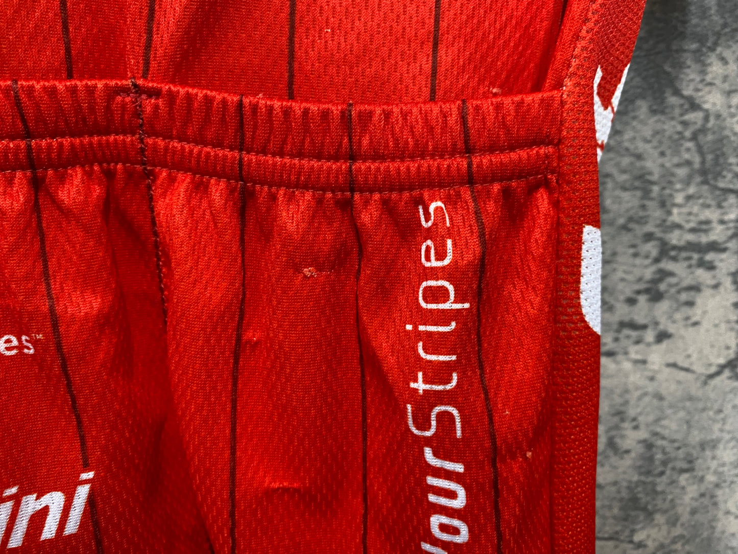 JB786 サンティーニ Santini 半袖 サイクルジャージ 赤 S