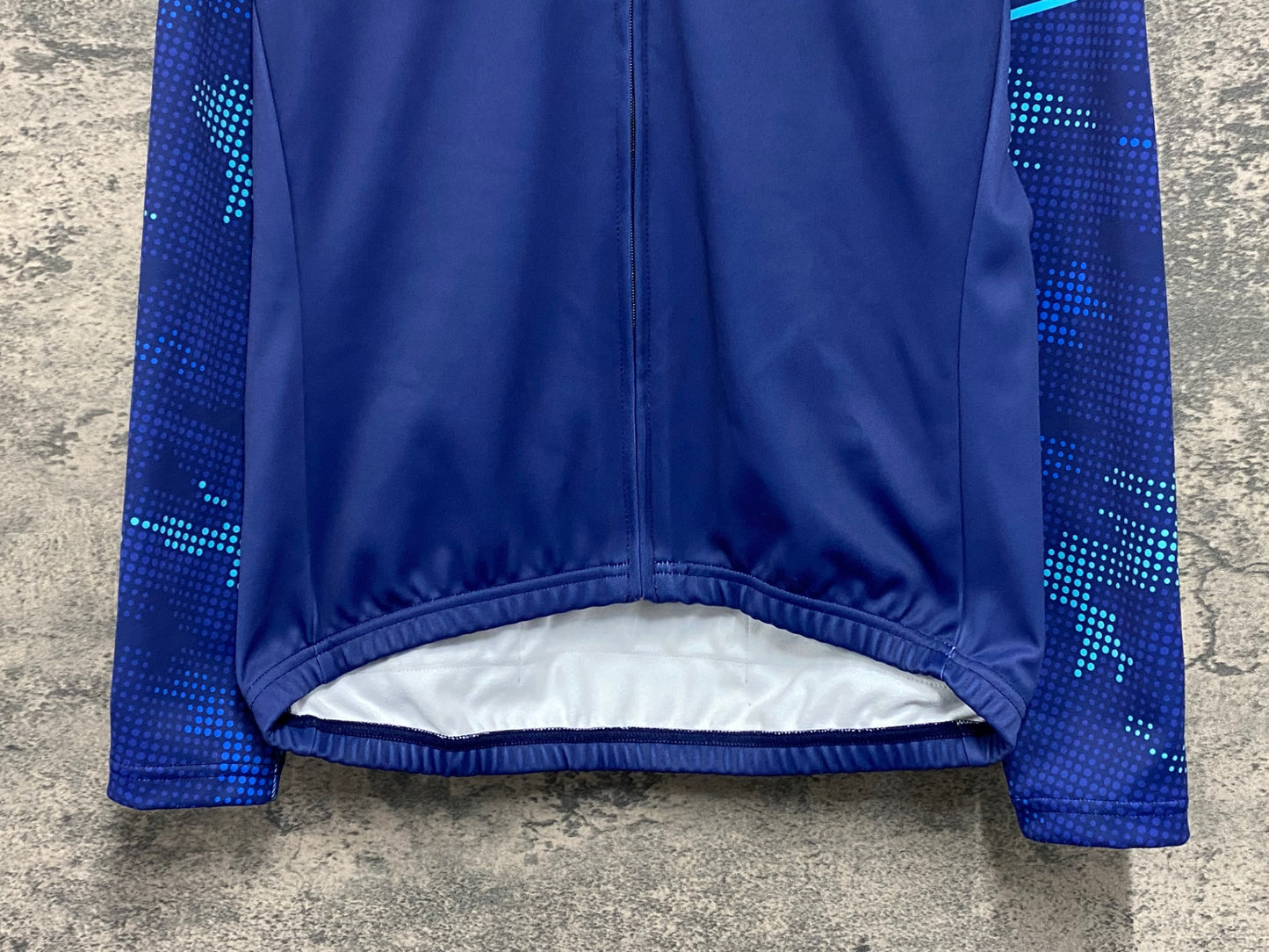 IY596 パールイズミ PEARL iZUMi 長袖 サイクルジャージ 裏起毛 青 L