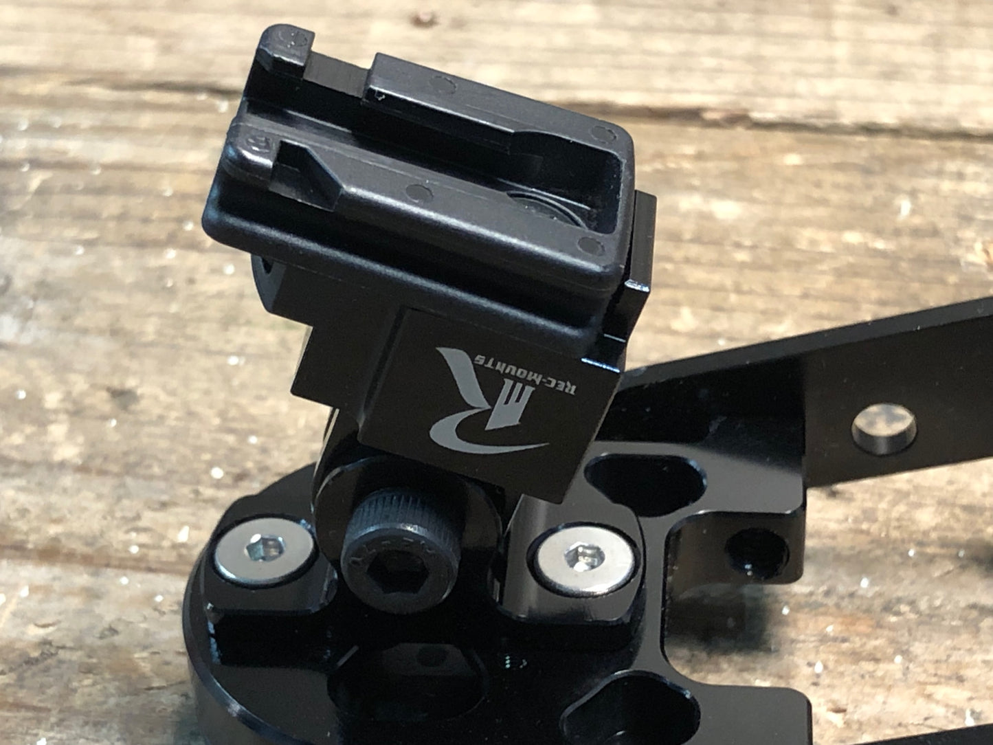 IQ411 レックマウント REC-MOUNTS サイコンマウント Φ31.8 両持ち ※ガーミン、キャットアイライト用