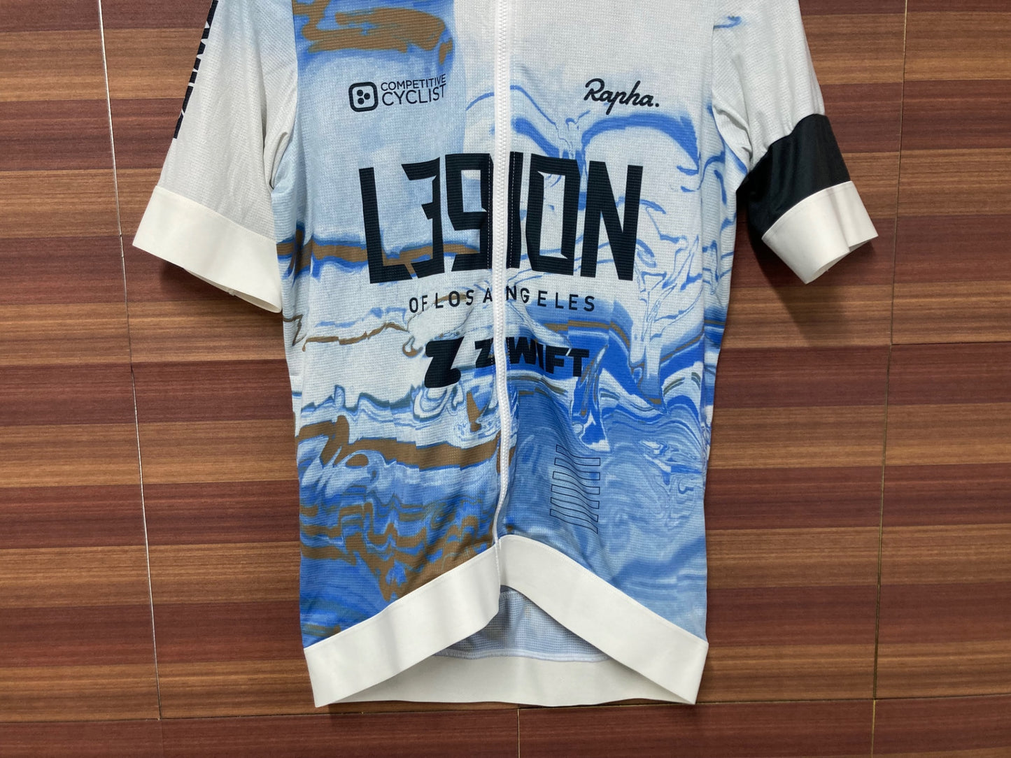 IT769 ラファ RAPHA LEGION PRO TEAM TRAINING JERSEY S 白/青