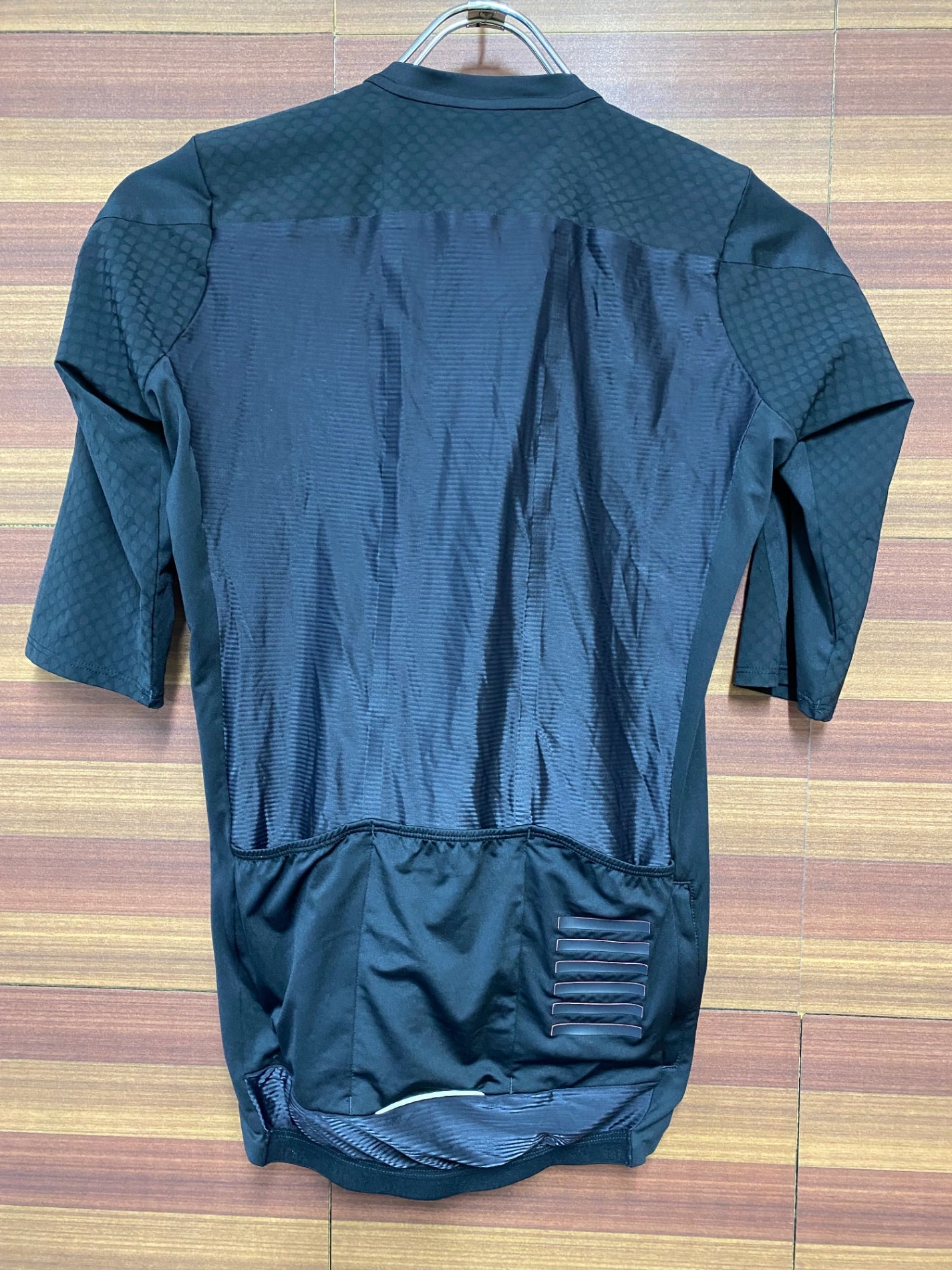 IJ408 ラファ Rapha PRO TEAM AERO JERSEY 半袖 サイクルジャージ 黒 M