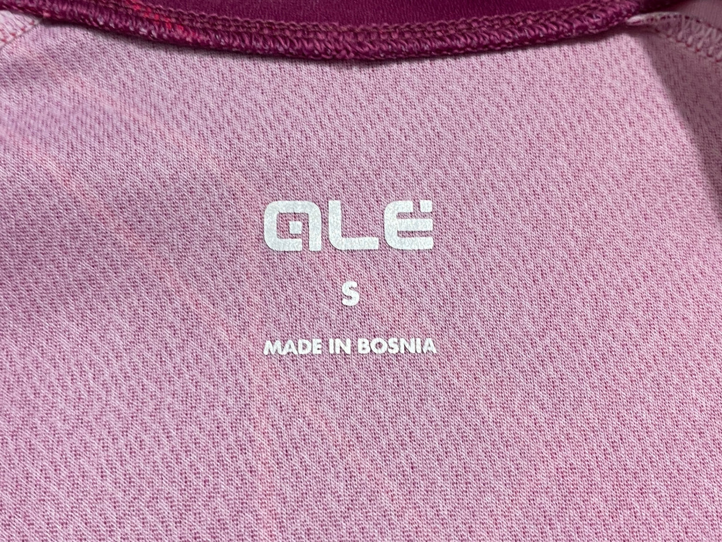 JA630 アレ ALE 半袖 サイクルジャージ ピンク S