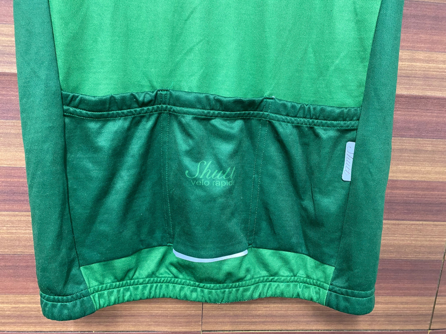 IO553 Shutt velo rapide 半袖 サイクルジャージ 緑 XL