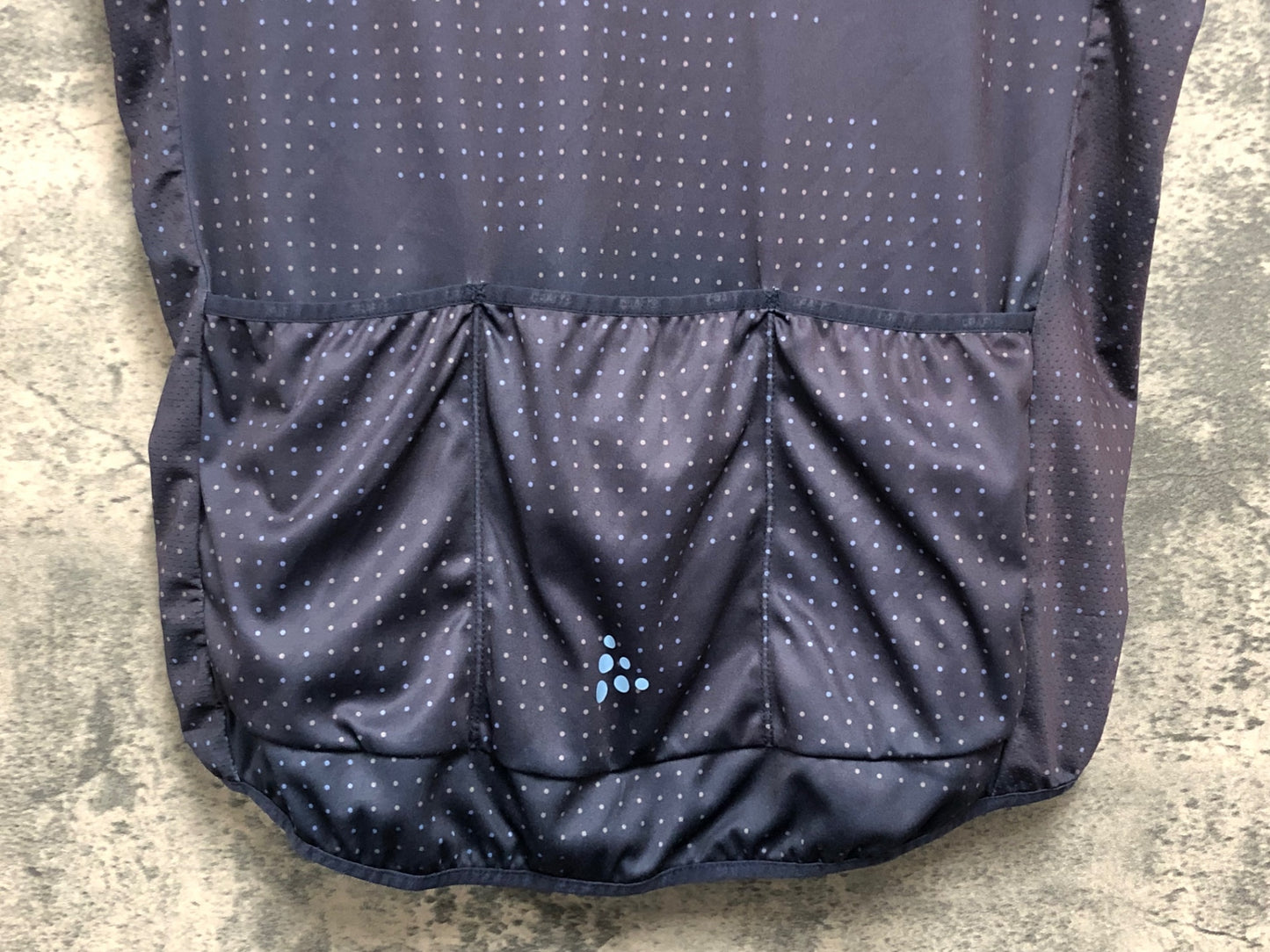 IW287 クラフト CRAFT 半袖 サイクルジャージ 黒 M ※日焼け