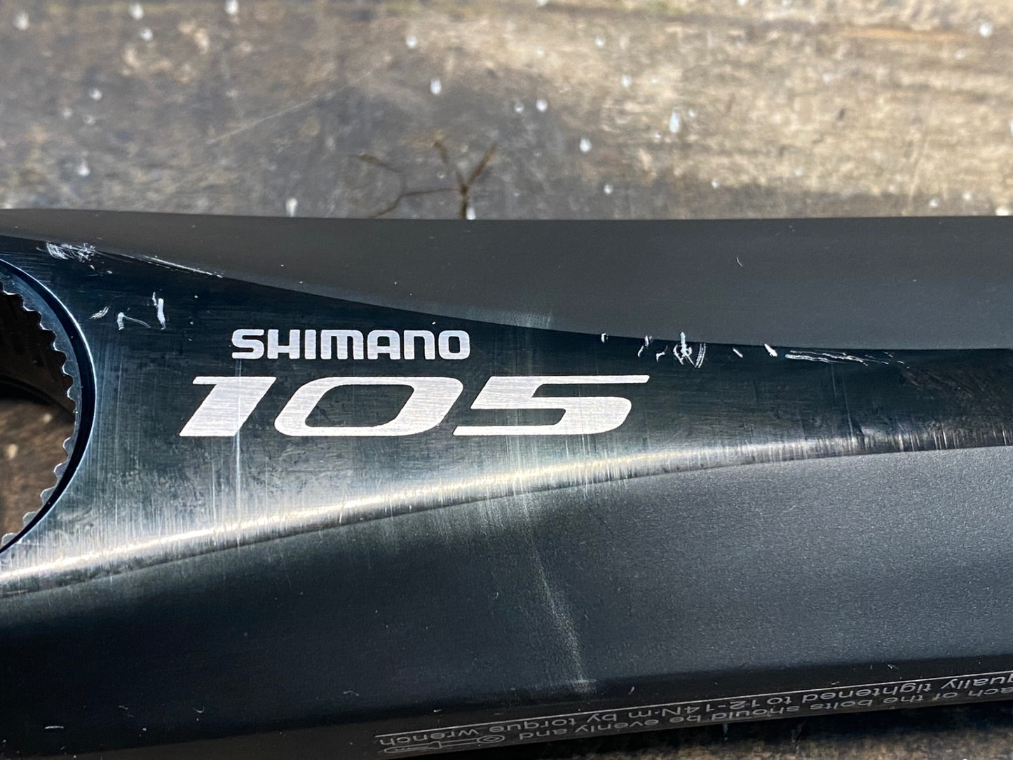 IR177 4iiii パワーメーター SHIMANO 105 FC-5800 左クランク 172.5mm ※電池カバー欠品、接続未確認