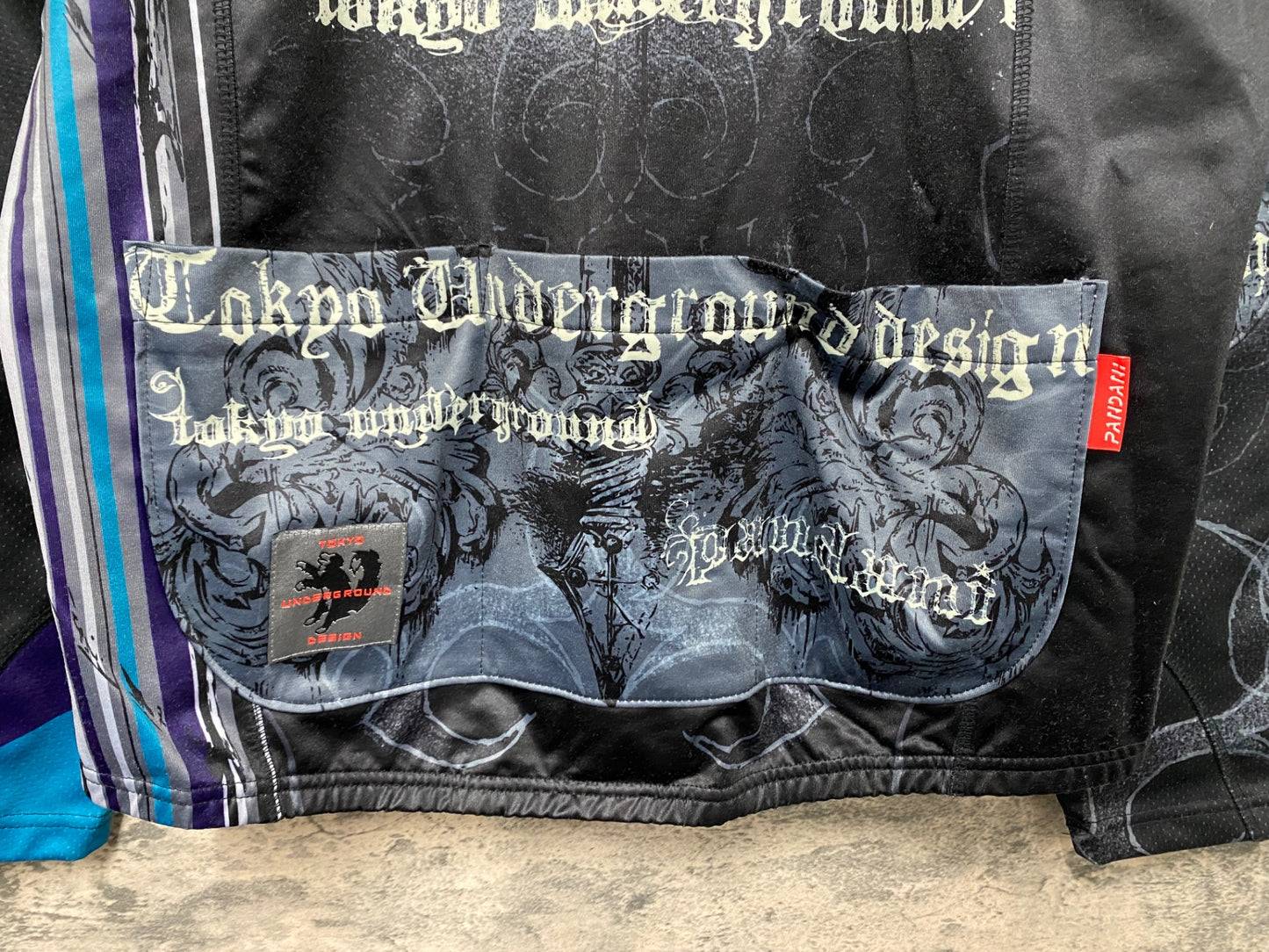 IY635 パンダーニ Pandani 長袖 サイクルジャケット 黒 L 裏起毛