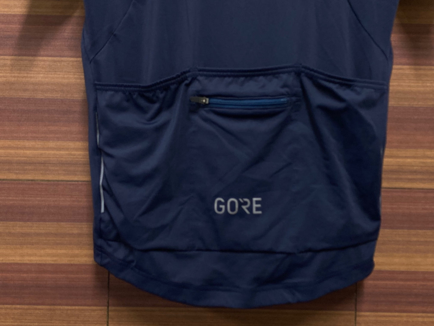 IN389 ゴアバイクウェア GORE BIKE WEAR 半袖サイクルジャージ 紺 ASIA L FABIAN CANCELLARA