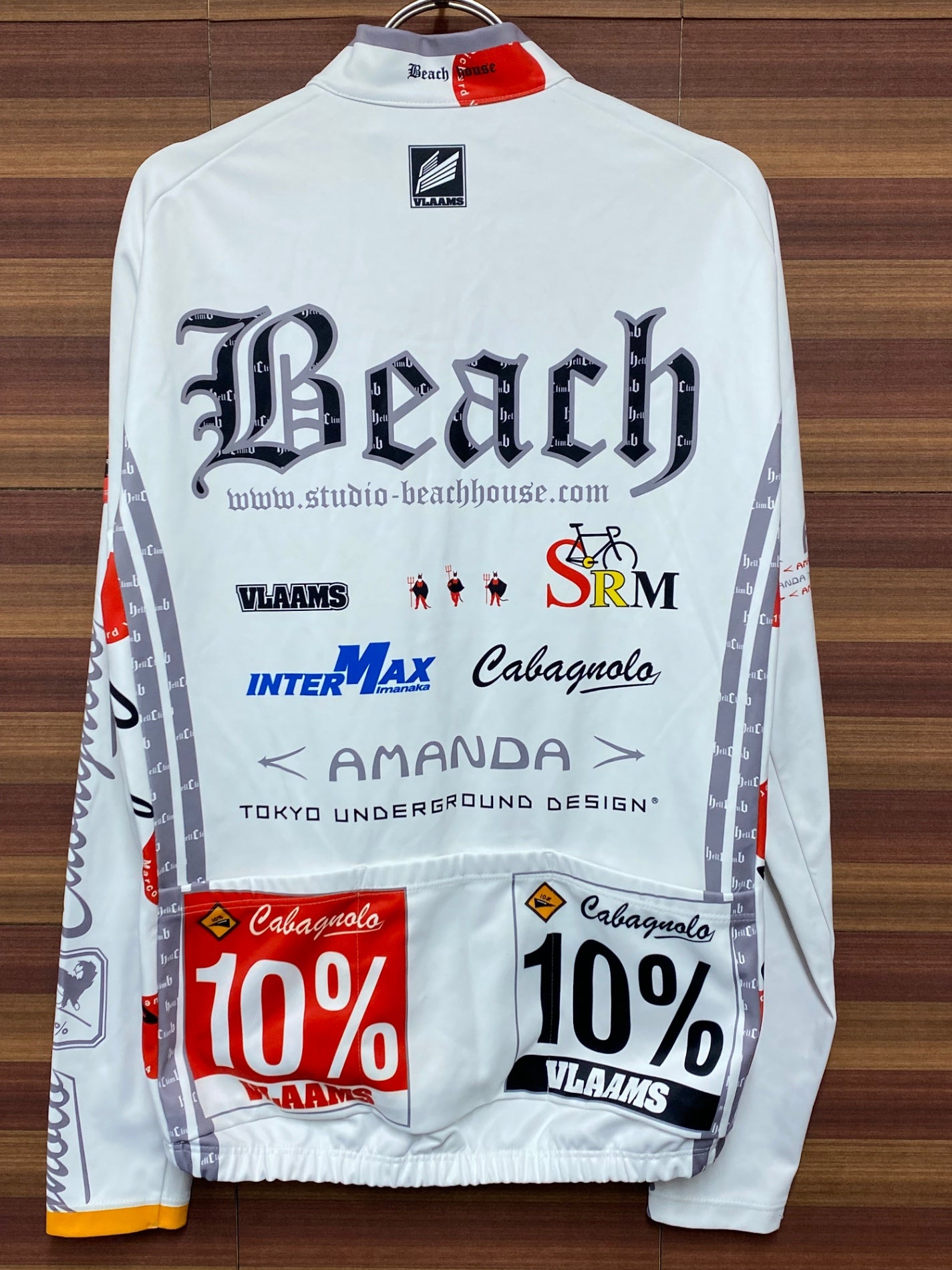 IS049 パンダーニ PANDANI 裏起毛 ウインタージャージ 白 L