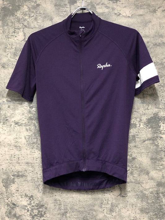 JC962 ラファ Rapha CORE LIGHTWEIGHT JERSEY 半袖 サイクルジャージ 紫 S