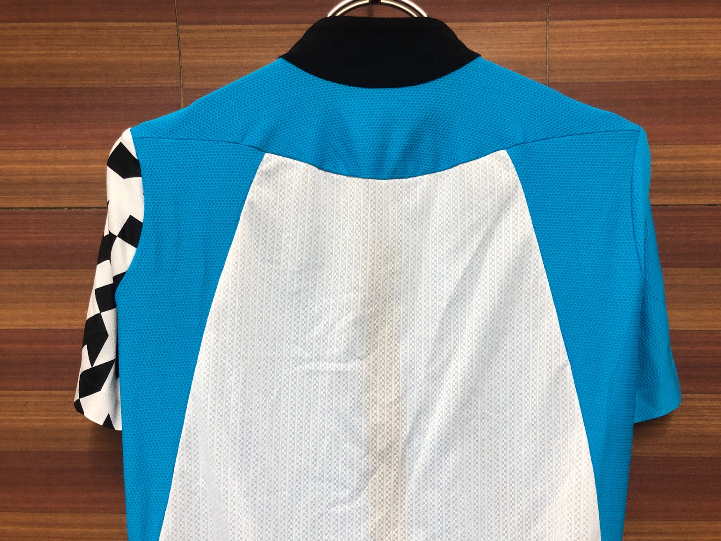 IQ700 アソス Assos 5S EQUIPE SLIM FIT RACING EVO8 半袖 サイクルジャージ 水 黒 S