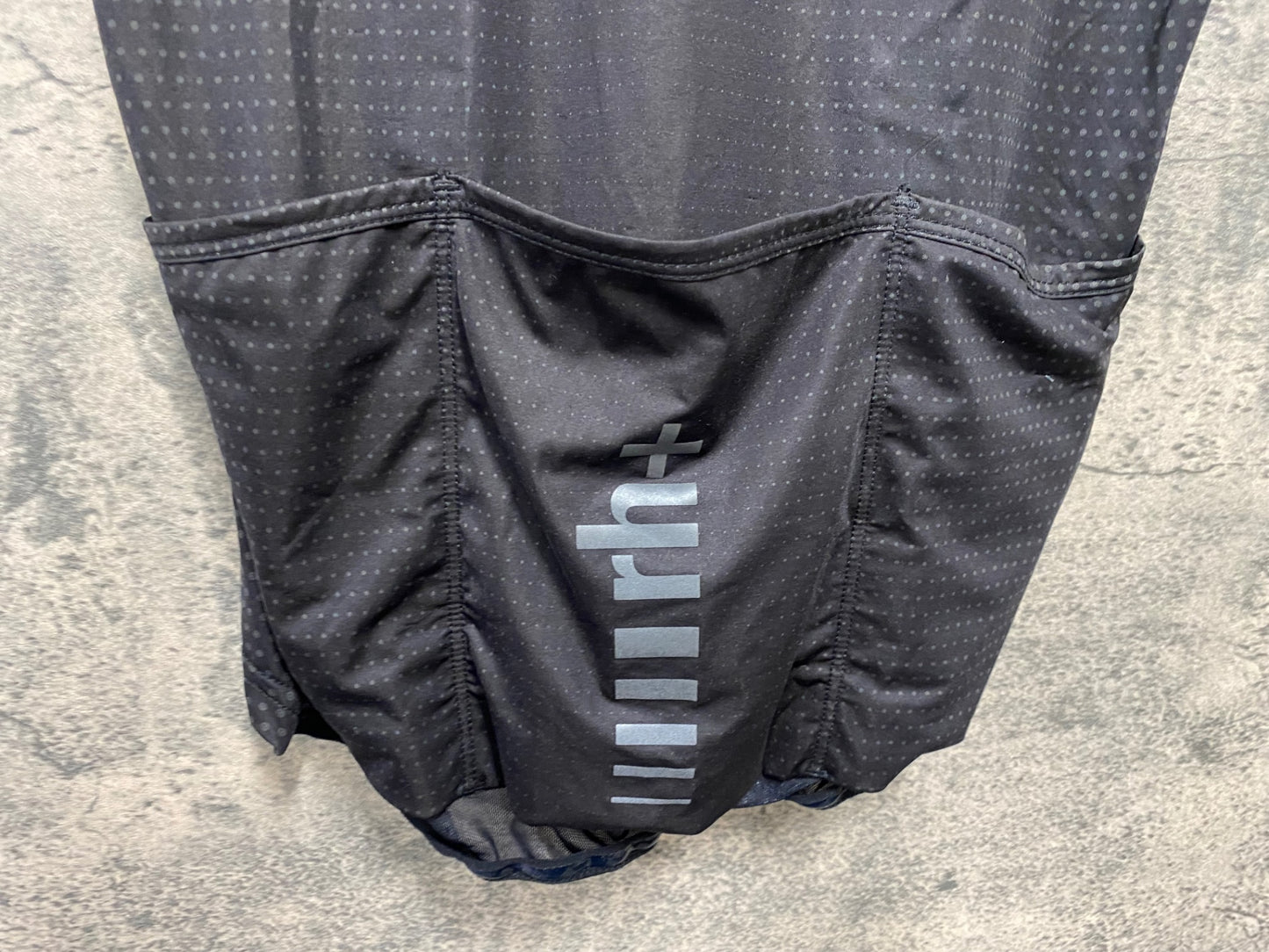 JB971 rh+ 半袖 サイクルジャージ 黒 M