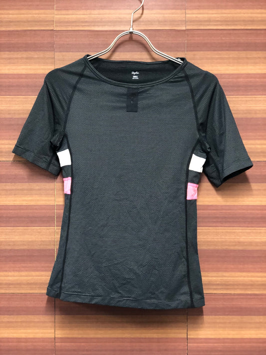 IO210 ラファ Rapha 半袖 べースレイヤー 黒 S レディース