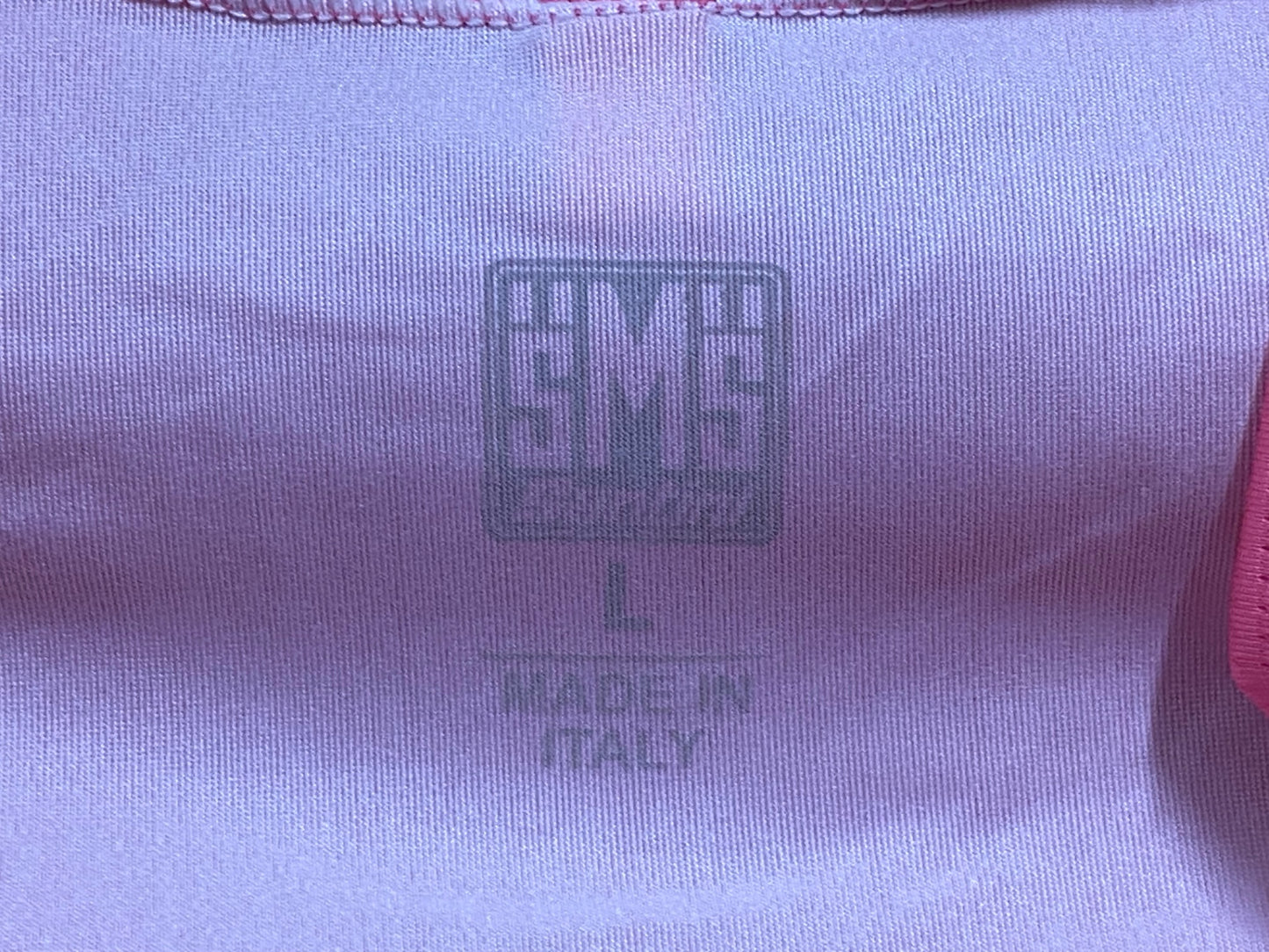 IT945 サンティーニ Santini 半袖 サイクルジャージ ハーフジップ Giro d'Italia ピンク L