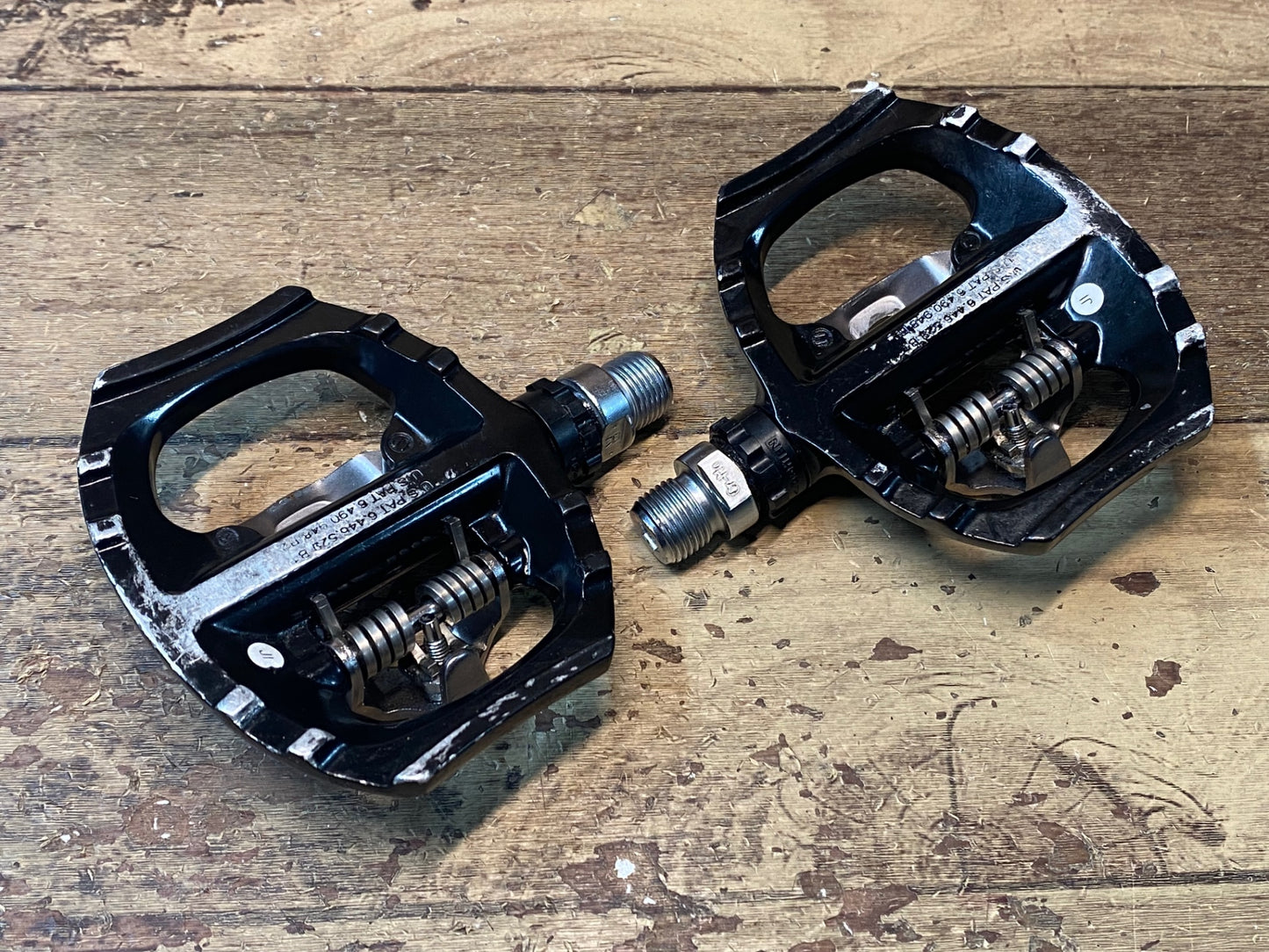 IJ671 シマノ SHIMANO PD-A530 ビンディングペダル SPD 片面フラット